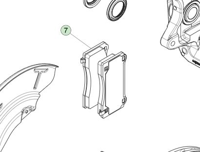 КОМПЛЕКТ ПЕРЕДНИХ ТОРМОЗНЫХ КОЛОДОК SPORT 8008284-00-D Увеличьте эффективность торможения Tesla