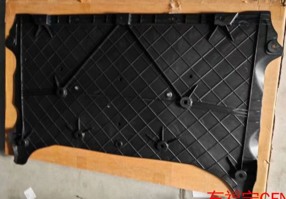 Черный передний аэродромный щит для Tesla Model S/X 2021 ABS Пластик