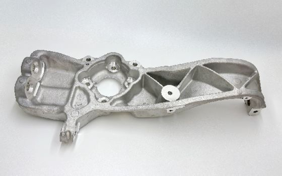 Tesla Model S, правый передний кулак подвески, 2016-2021, алюминий