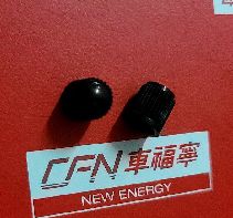 Покрытия для пыли от Tesla Model 3/Y/X/S TPMS - черные пластиковые крышки клапанов