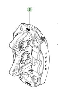 Левый передний тормозной суппорт Tesla Model 3 8008202-00-A 2017-2023