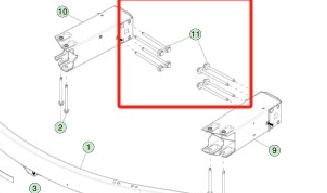 M10-1.5X157 HF болт для Tesla Model 3/Y 1120775-00-A 1200MPa