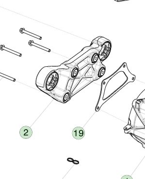 Tesla MX/MS SDU-F Реакционная рука на крутящий момент 1052783-00-C 1800 N*m Мощность