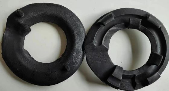 Tesla Model 3/Y Задняя катушка пружинная изоляторная подложка Покрытие 90 мм х 14 мм Черный