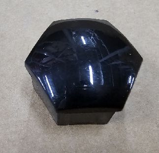 Глянцевая черная колючая орешка Tesla Cover 22mm ABS Пластик 5x5x3cm