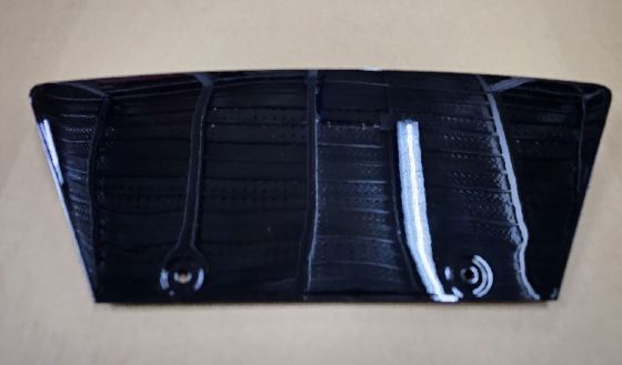 Заглушка буксировочного крюка заднего бампера Tesla Model S 52x25x6 см, пластик ABS